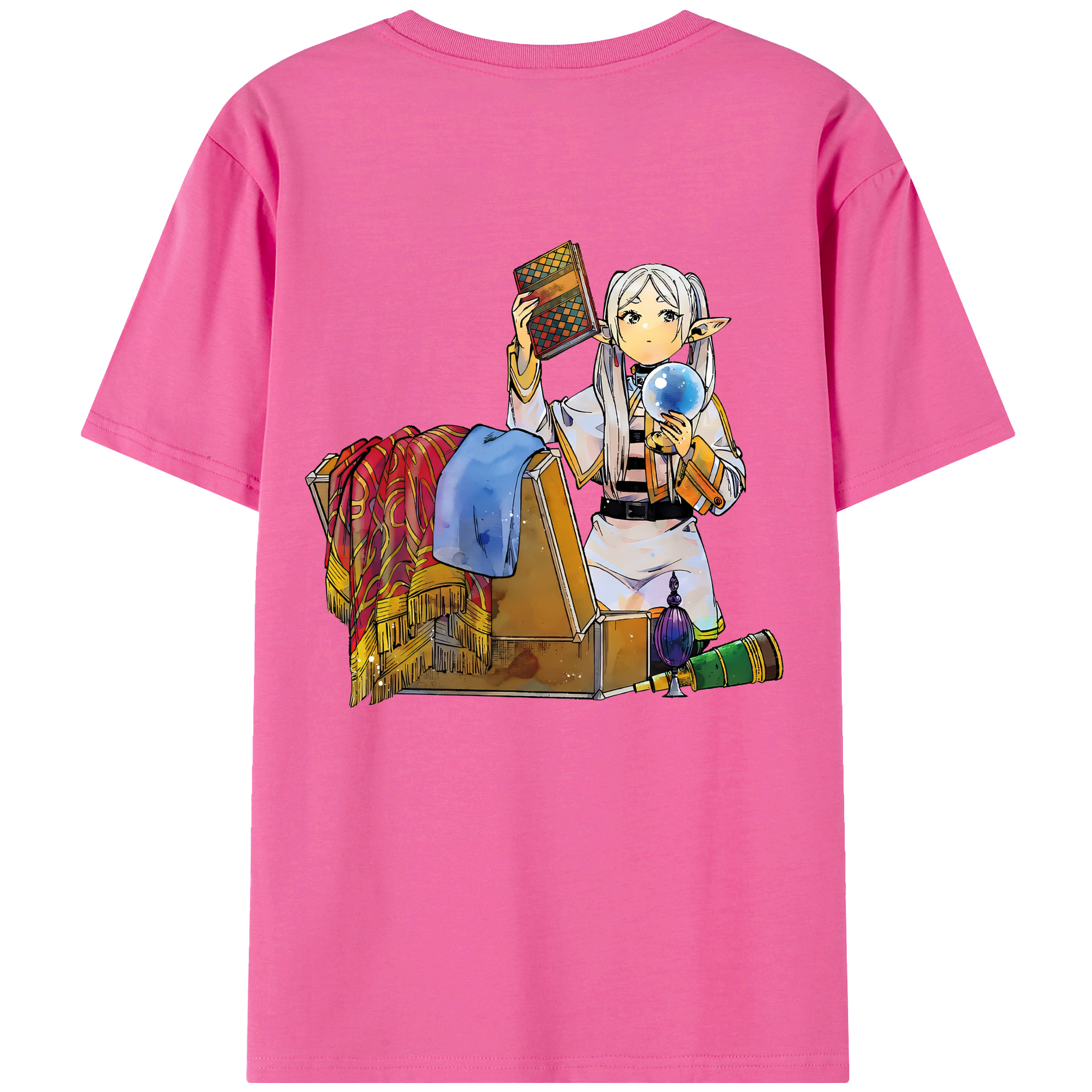 （画像用） 葬送のフリーレン Frieren レディース半袖Tシャツ(バックプリント)